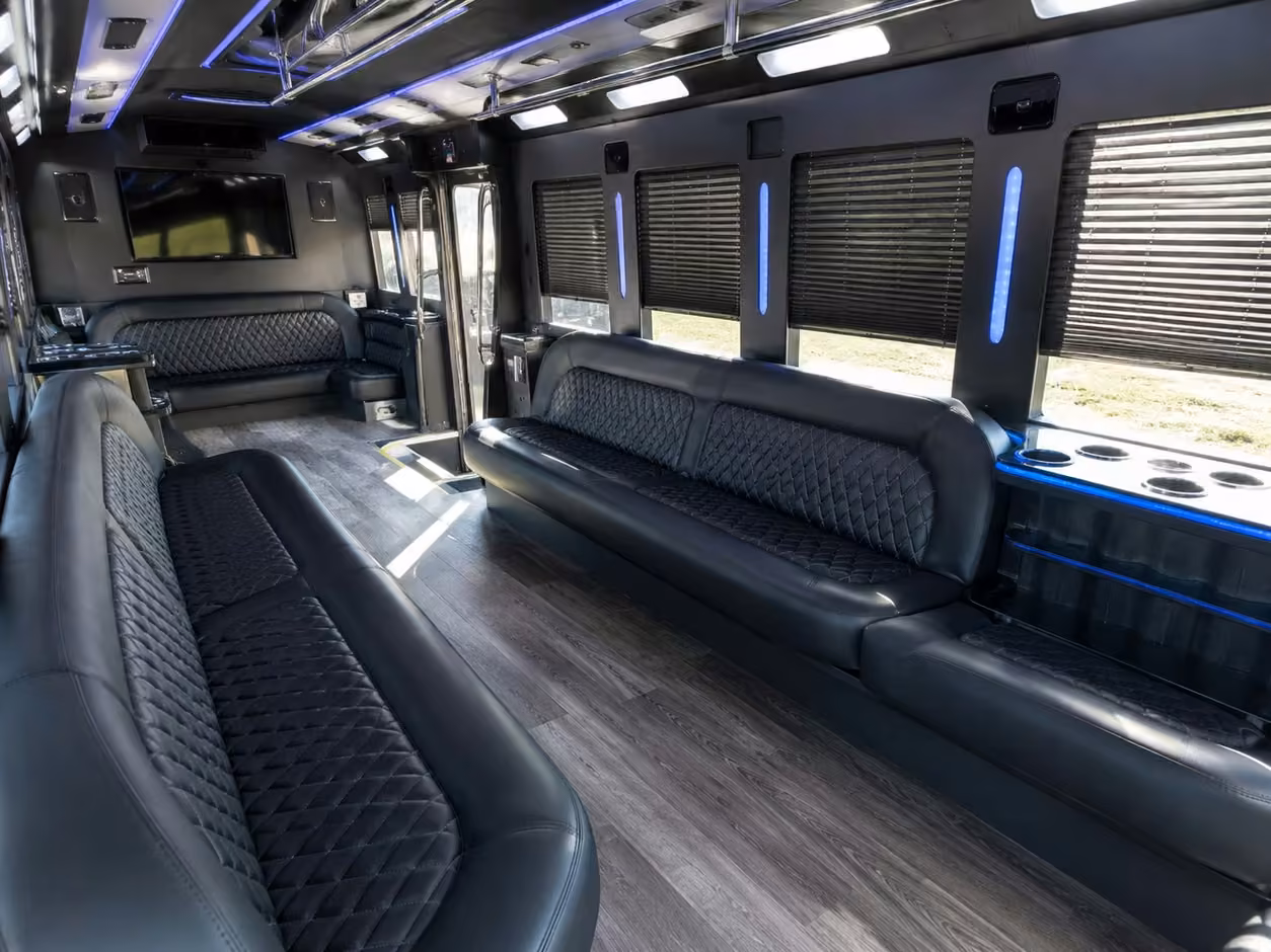 miami party bus interior